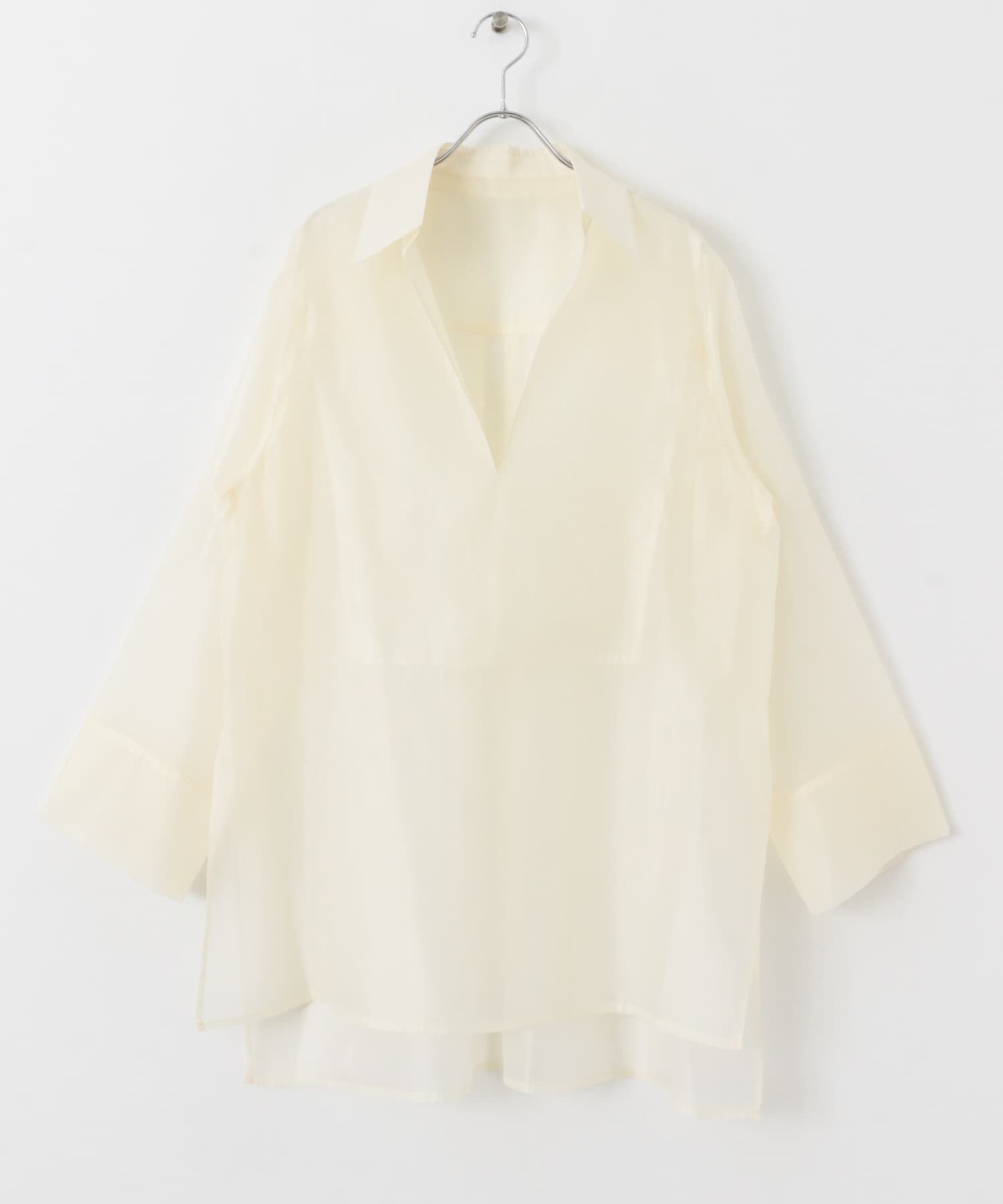 URBAN RESEARCH ROSSO「シアースキッパーロングシャツ」|シャツ・ブラウス|