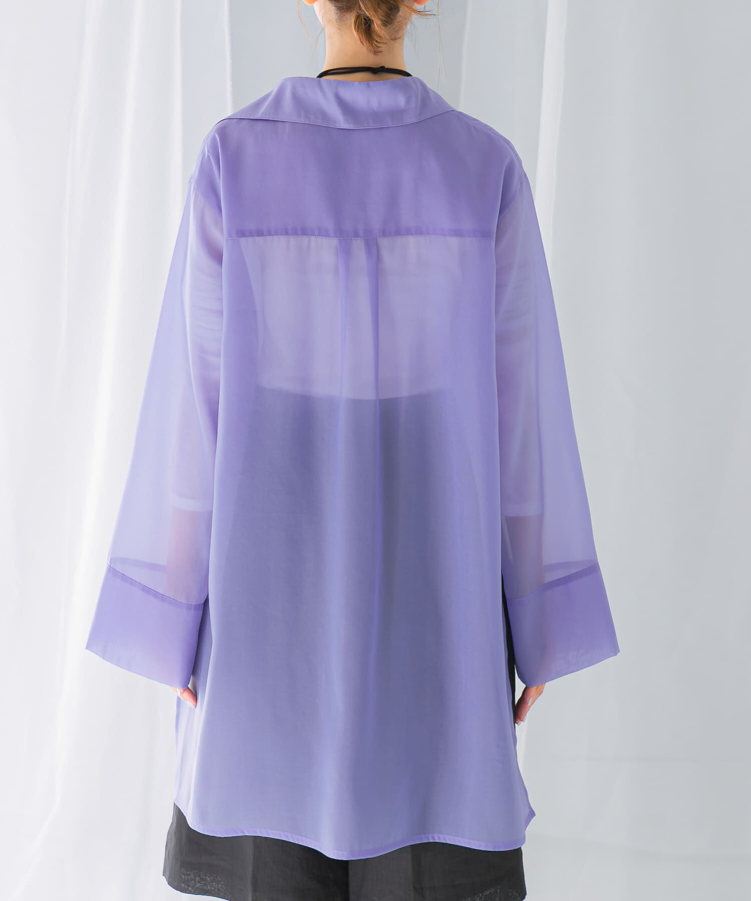 URBAN RESEARCH ROSSO「シアースキッパーロングシャツ」|シャツ・ブラウス|