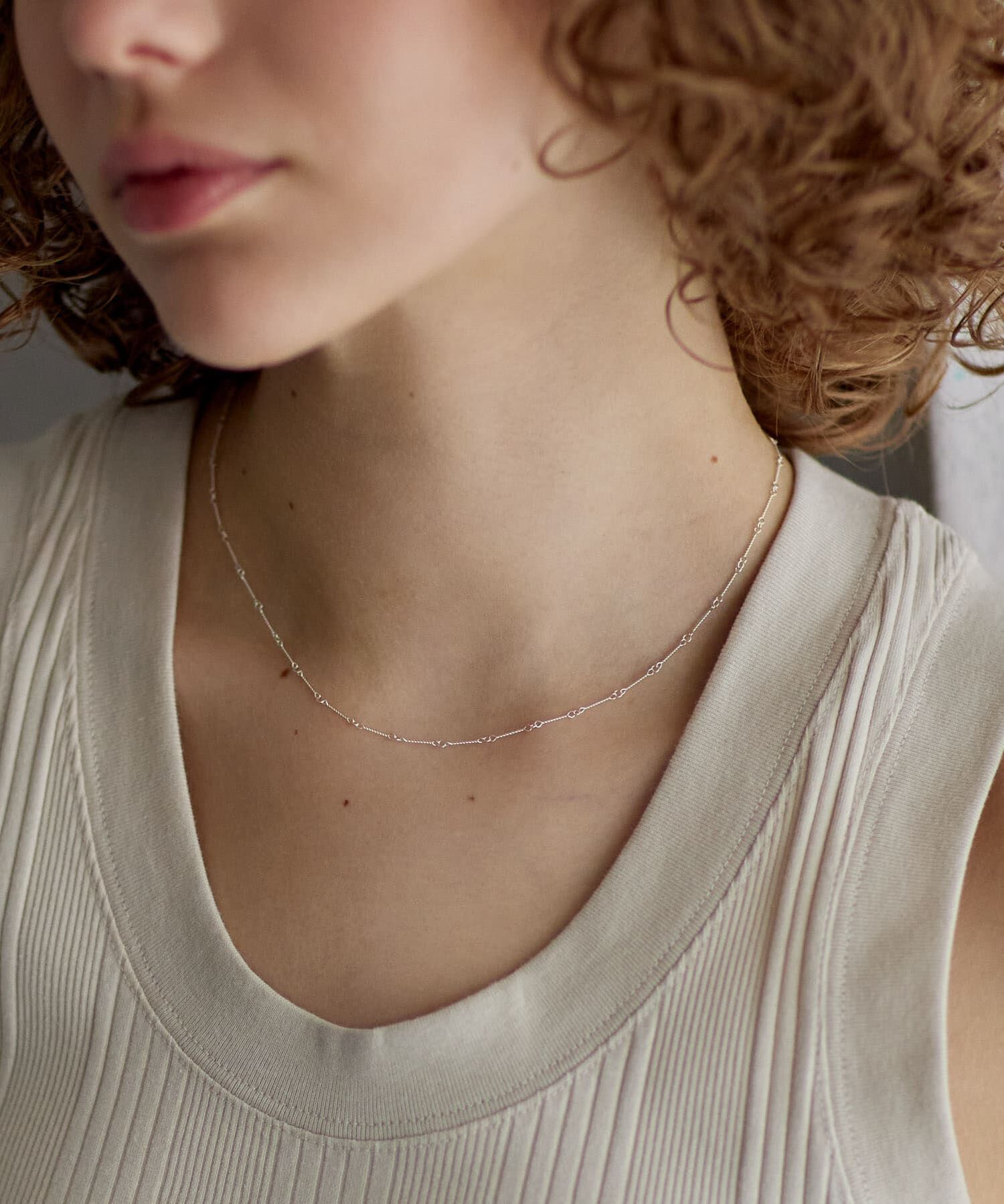 URBAN RESEARCH「decor『デコール』　Twistbarchain Necklace」|ネックレス|シルバー