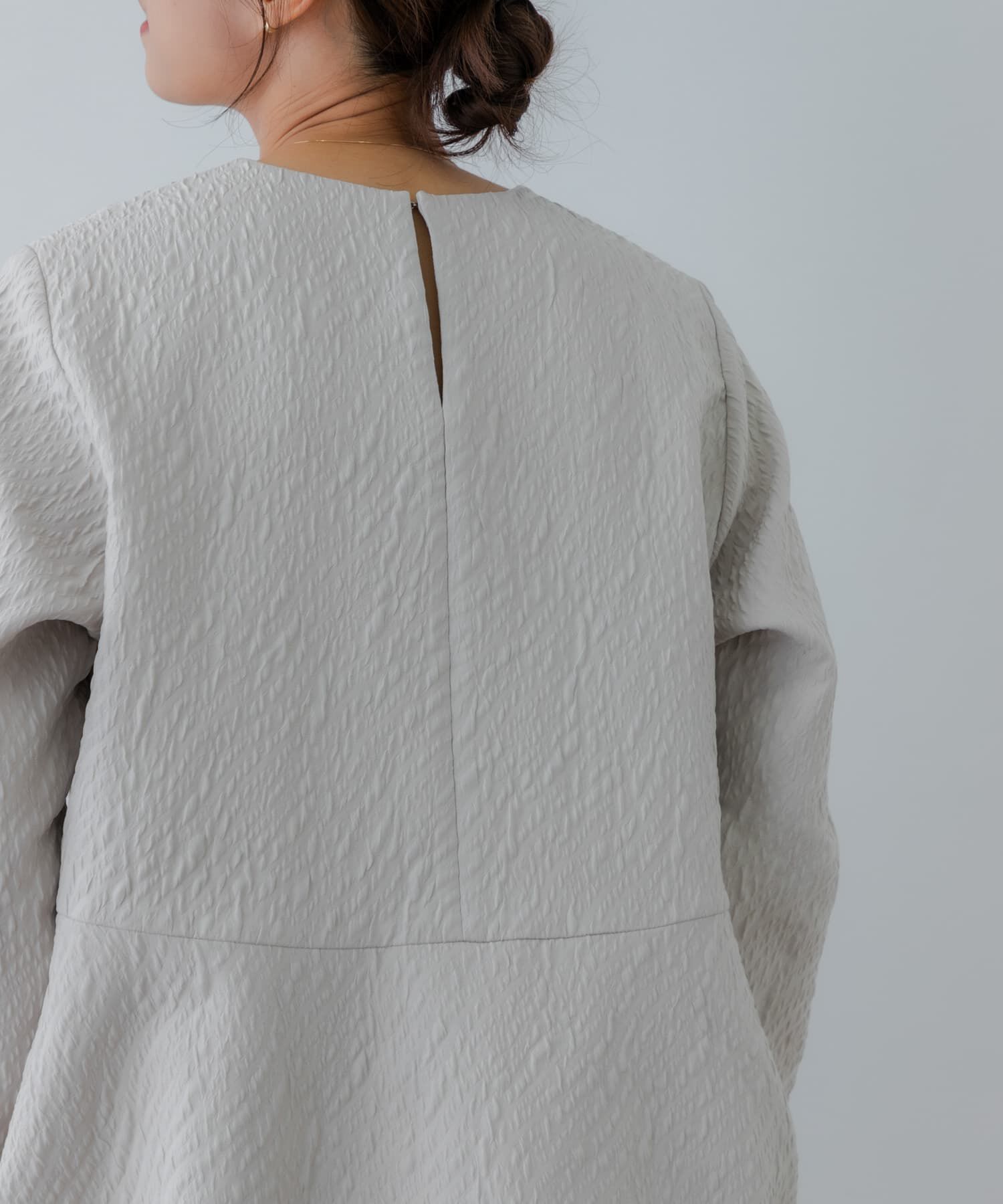 URBAN RESEARCH「ジャガードペプラムブラウス」|シャツ・ブラウス|