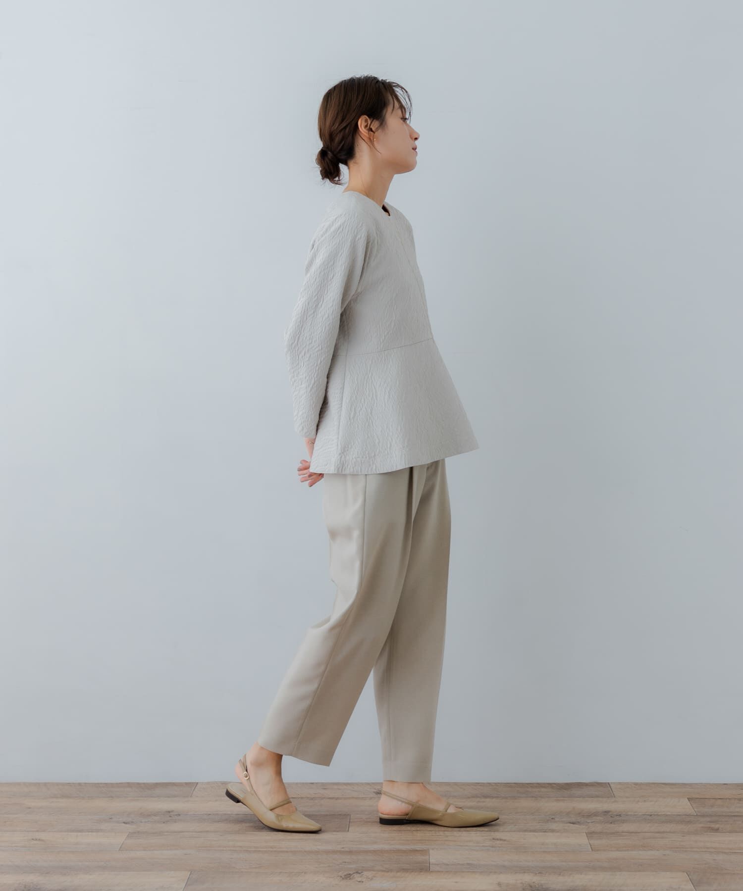 URBAN RESEARCH「ジャガードペプラムブラウス」|シャツ・ブラウス|