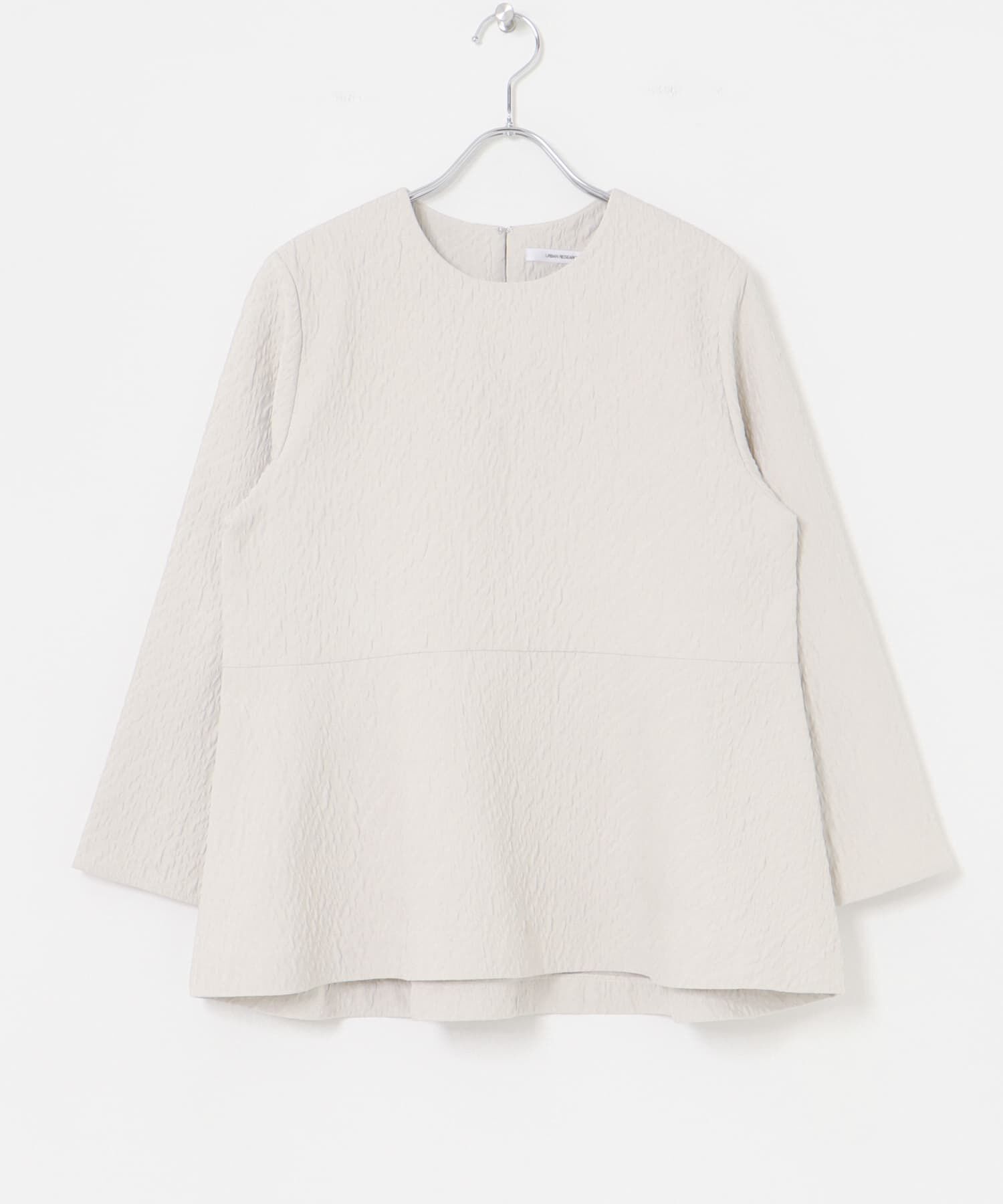 URBAN RESEARCH「ジャガードペプラムブラウス」|シャツ・ブラウス|