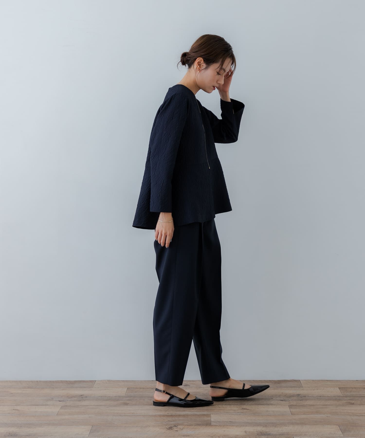 URBAN RESEARCH「ジャガードペプラムブラウス」|シャツ・ブラウス|