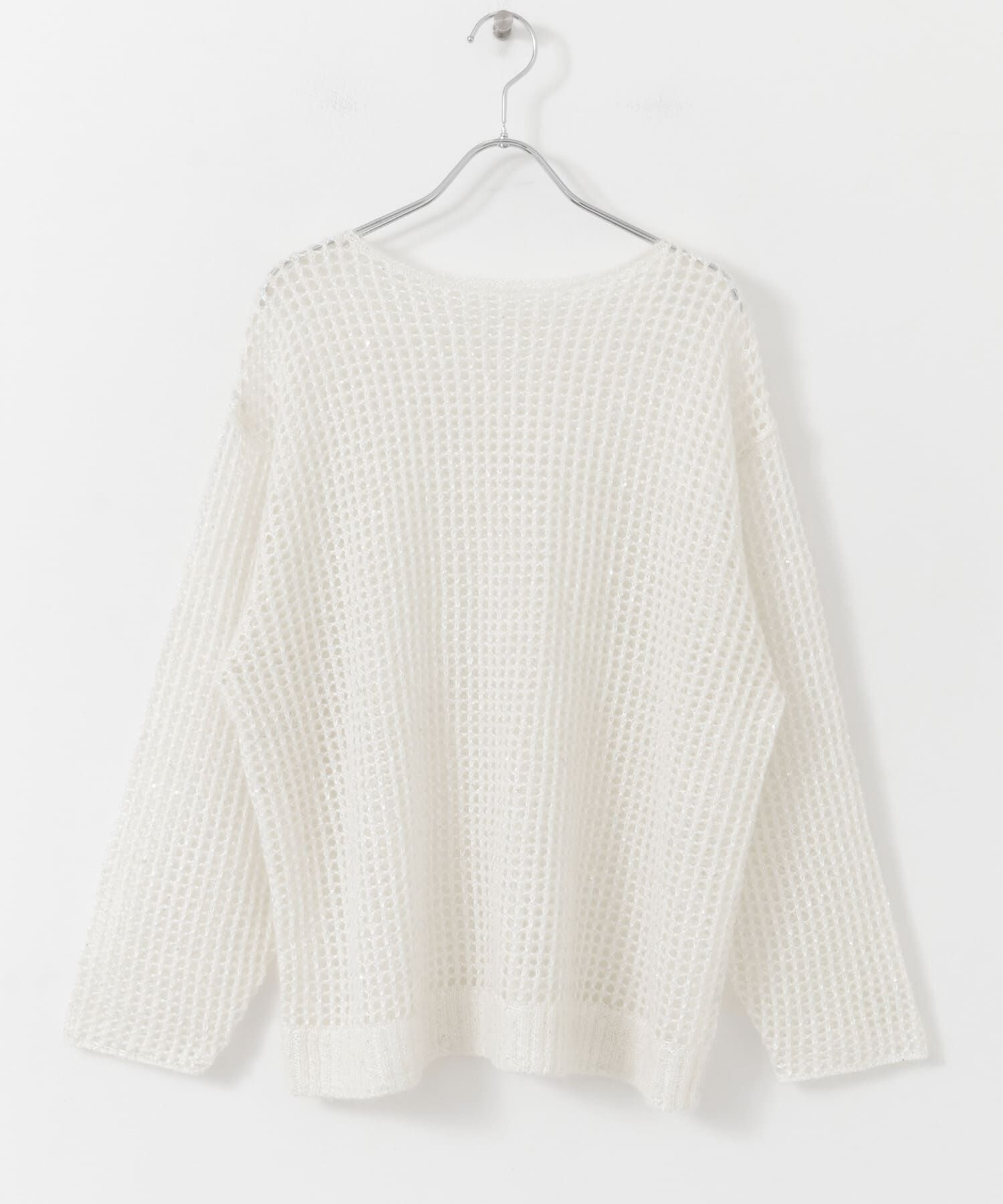 URBAN RESEARCH ROSSO「スパンコールシアーニット」|ニット・セーター|