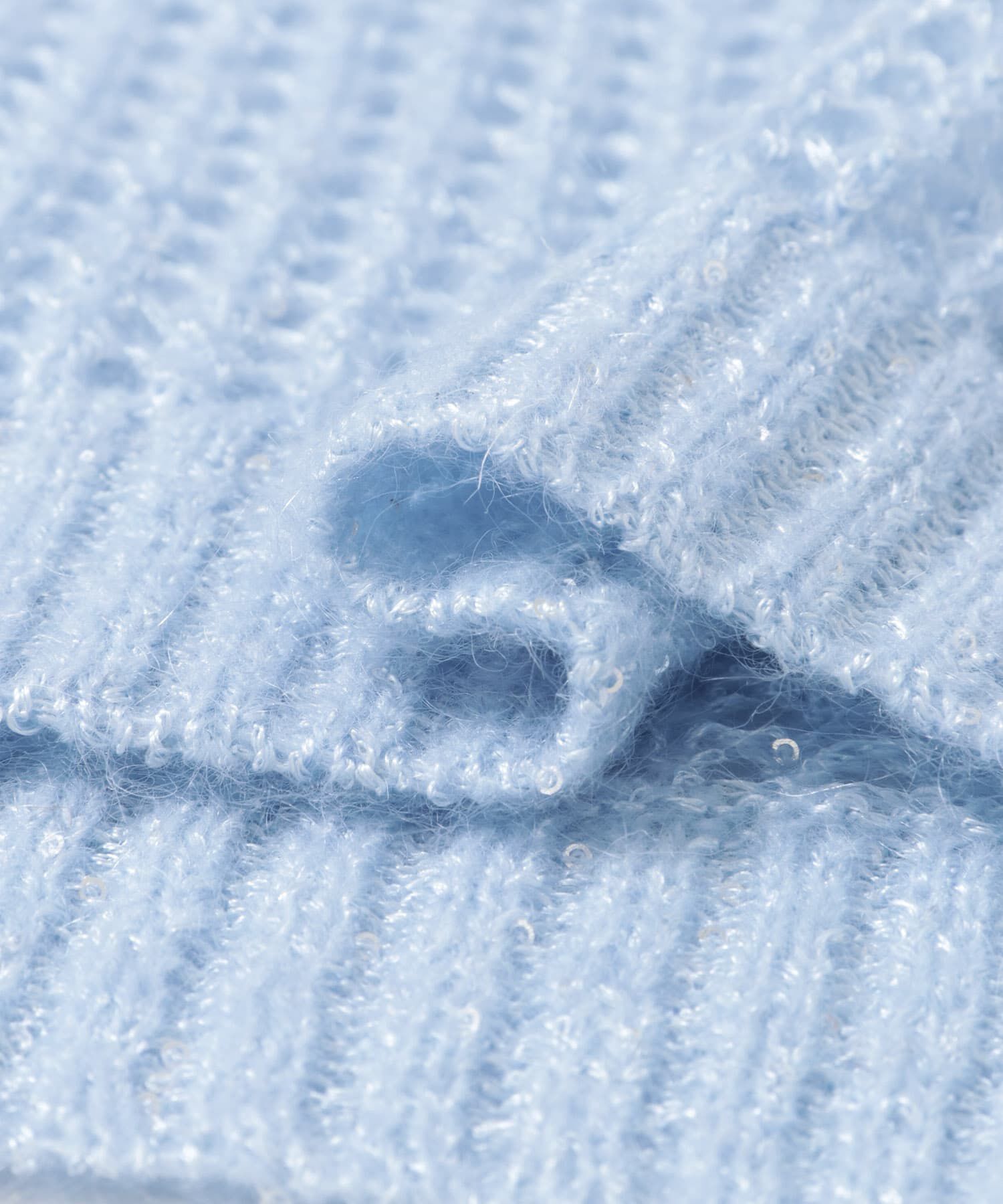 URBAN RESEARCH ROSSO「スパンコールシアーニット」|ニット・セーター|