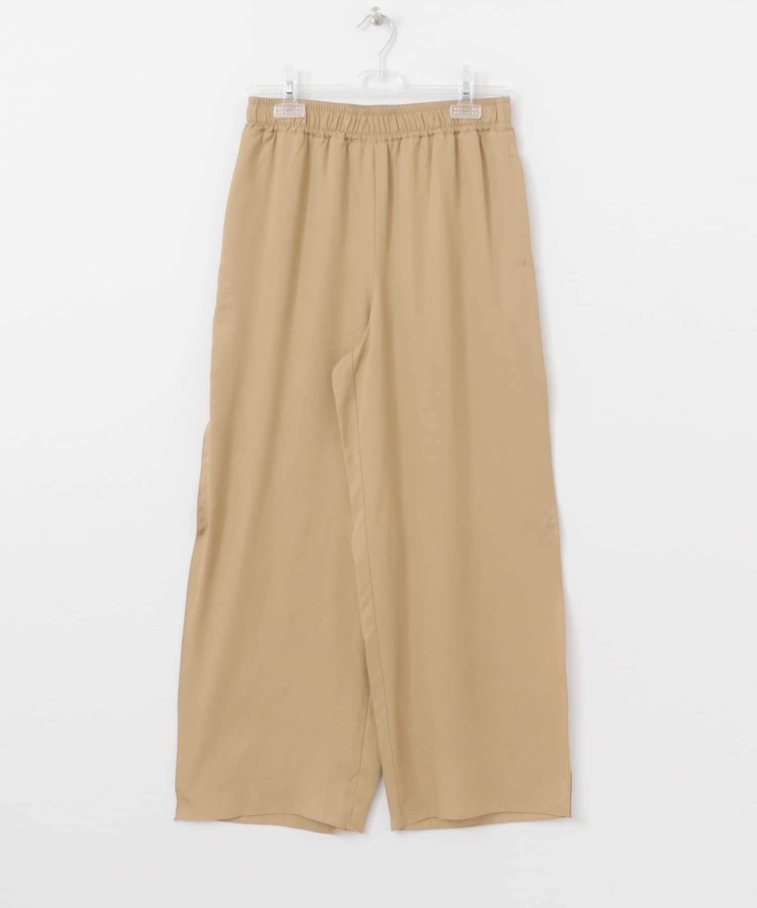 LAATO「SIDE DEEP SLIT PANTS」|その他|ベージュ