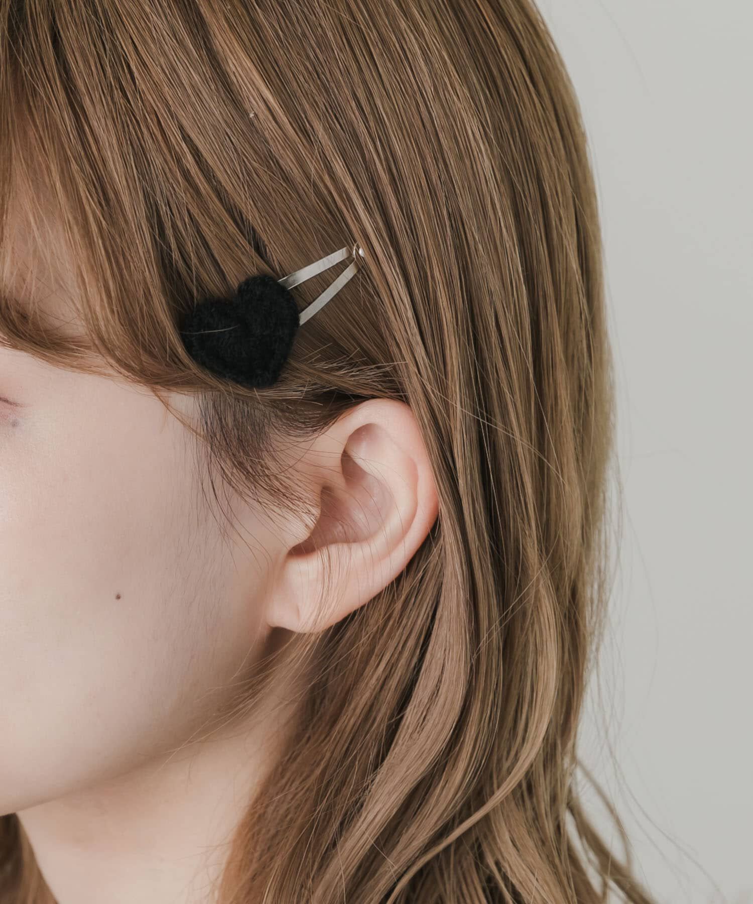 SMELLY「ニットハートセットヘアピン」|その他|