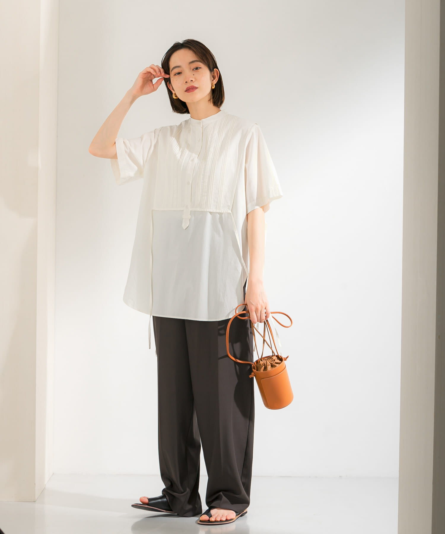  「ルーズボトムアシメパンツ」|その他|