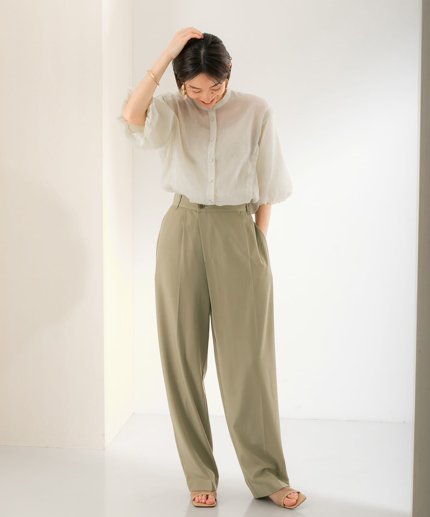  「ルーズボトムアシメパンツ」|その他|