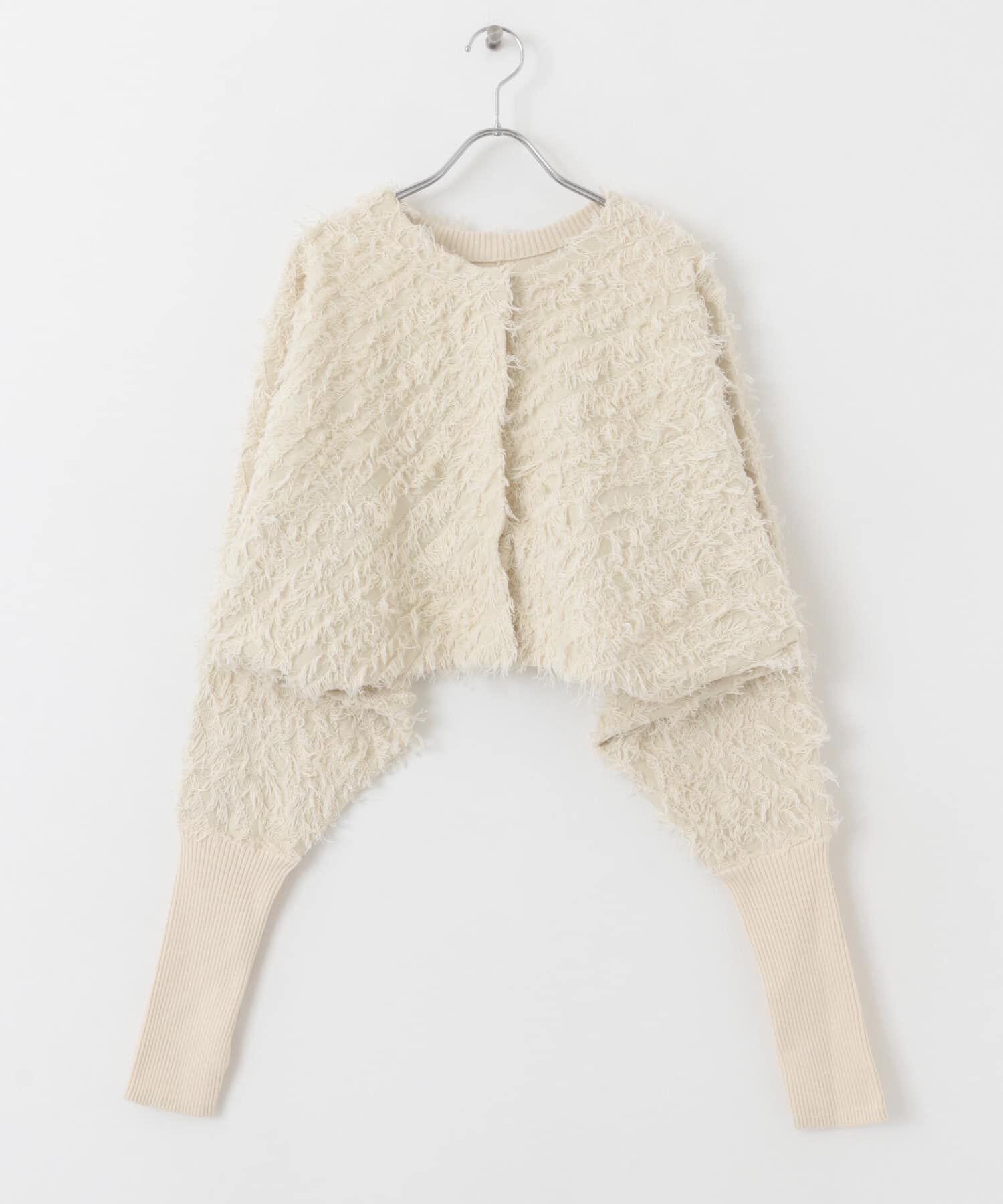  「2WAYフリンジカーディガン」|カーディガン|