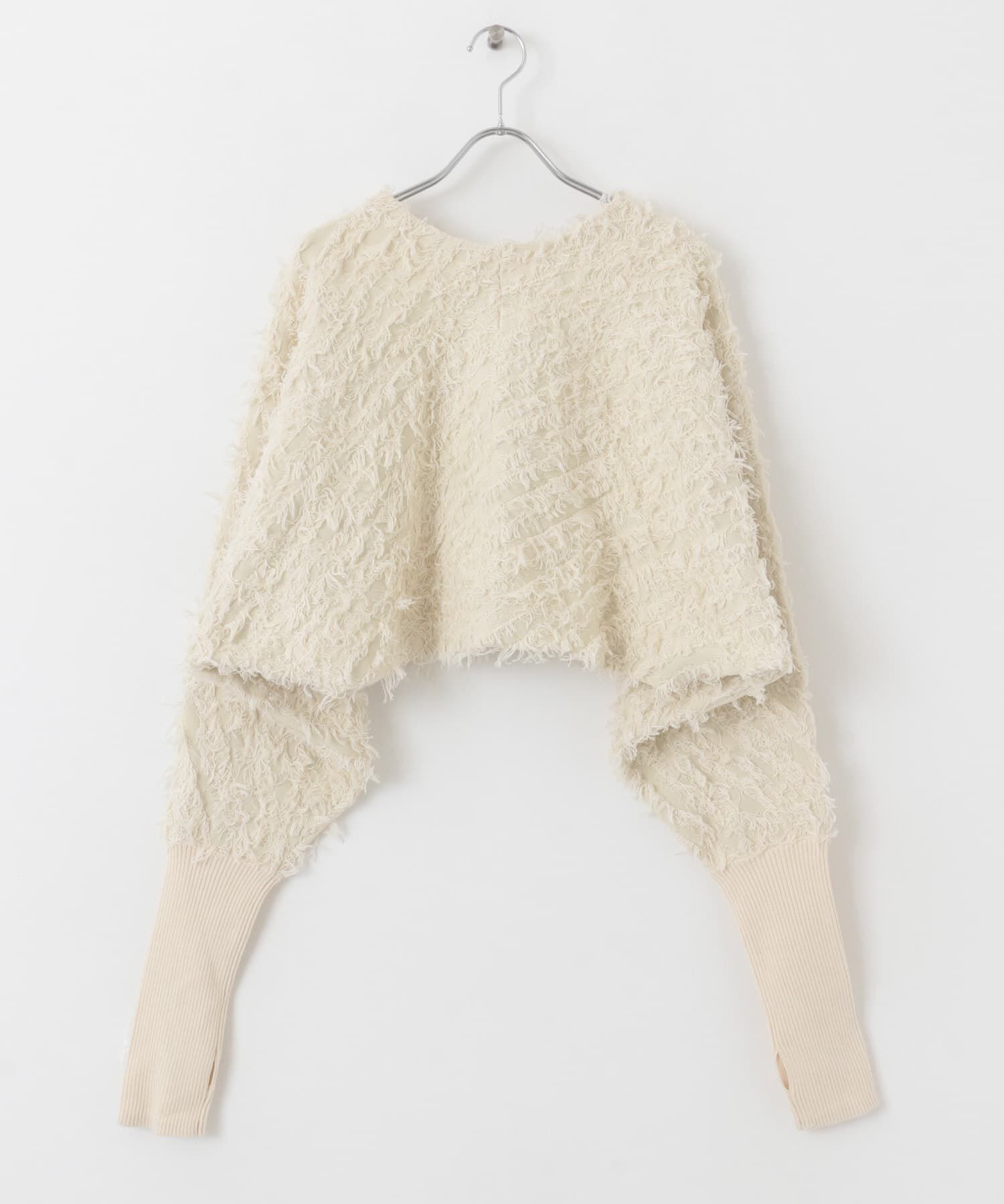  「2WAYフリンジカーディガン」|カーディガン|