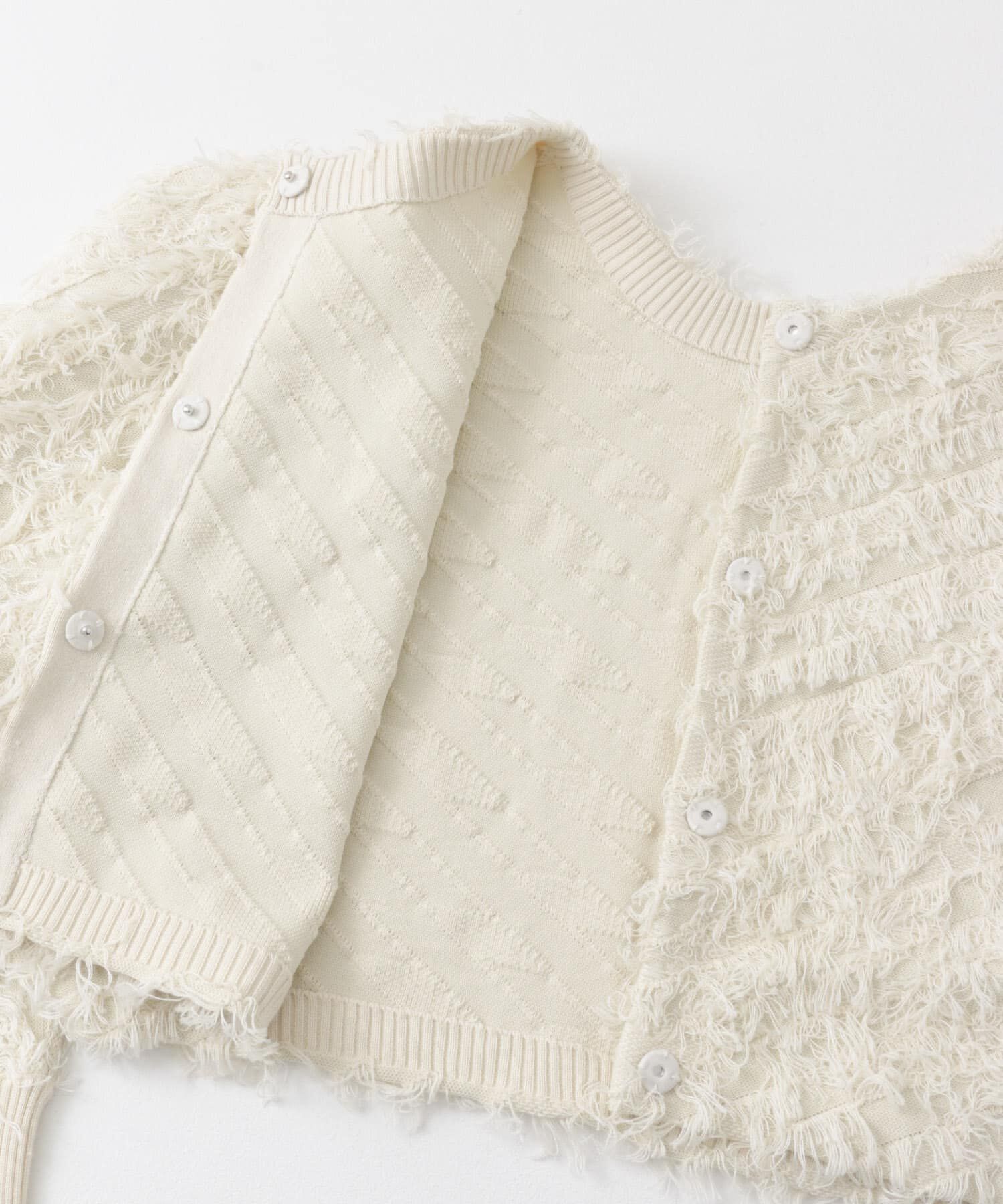  「2WAYフリンジカーディガン」|カーディガン|