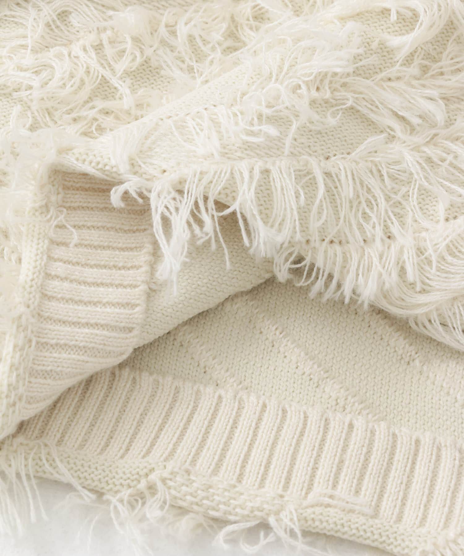  「2WAYフリンジカーディガン」|カーディガン|