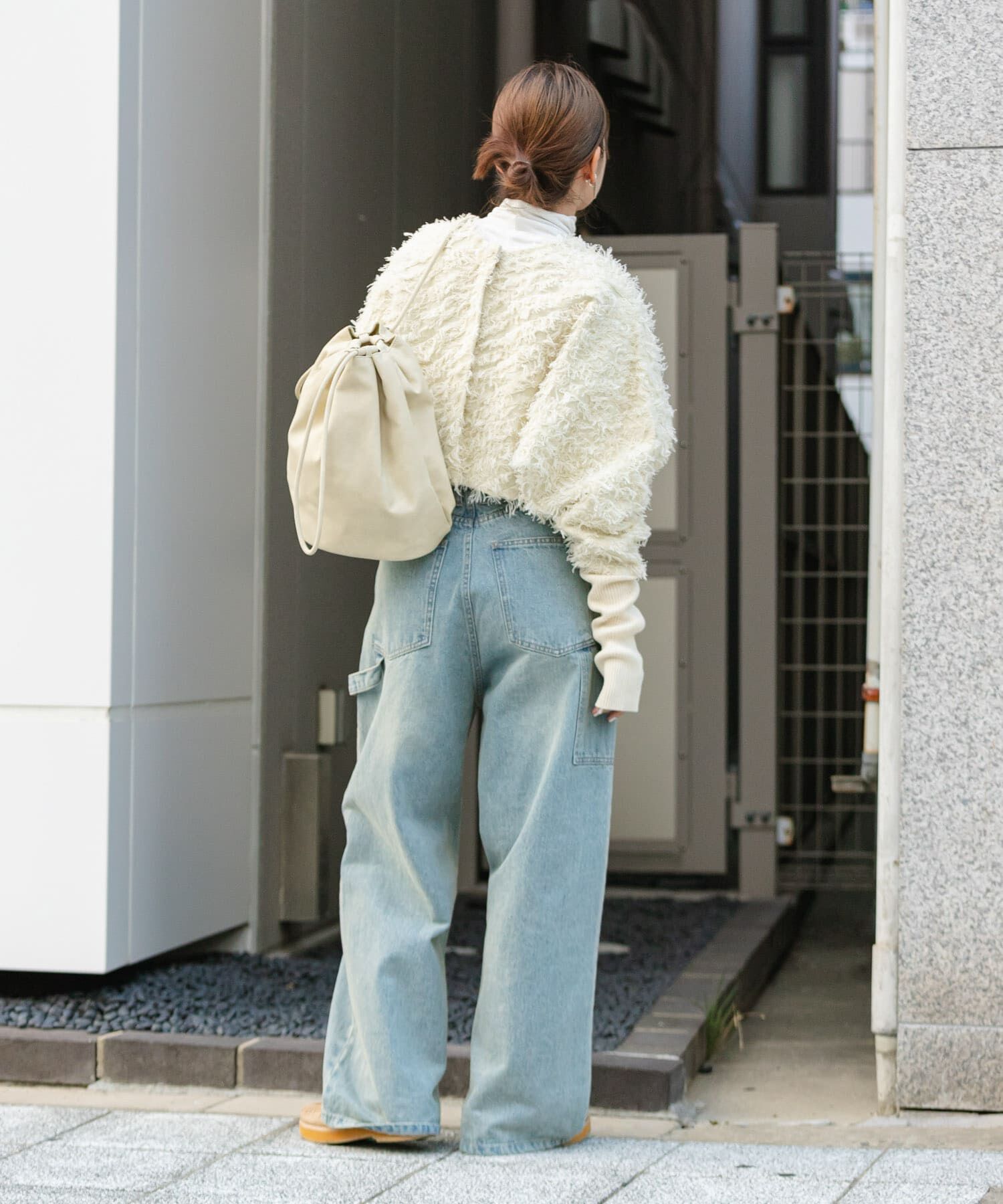  「2WAYフリンジカーディガン」|カーディガン|