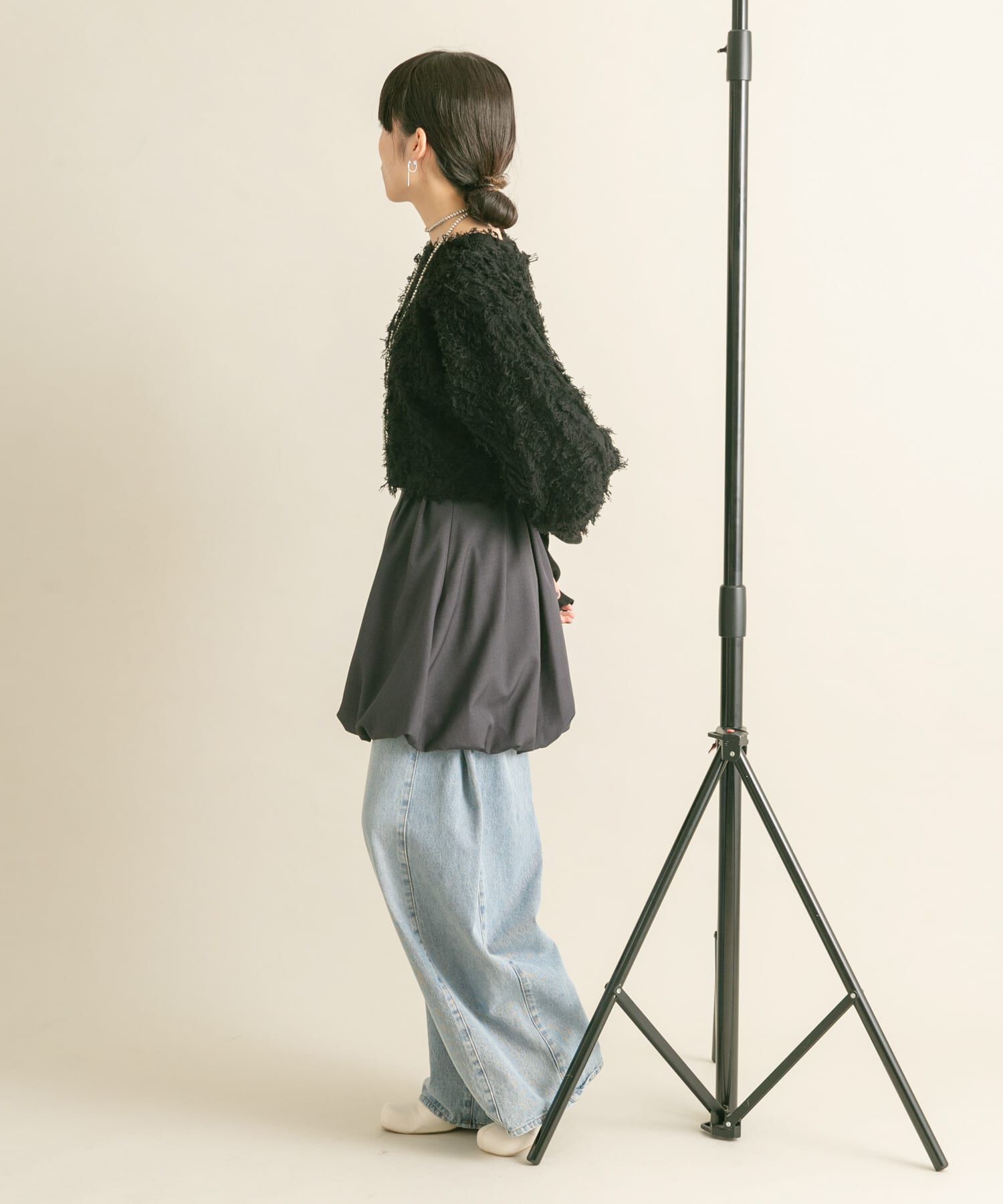  「2WAYフリンジカーディガン」|カーディガン|