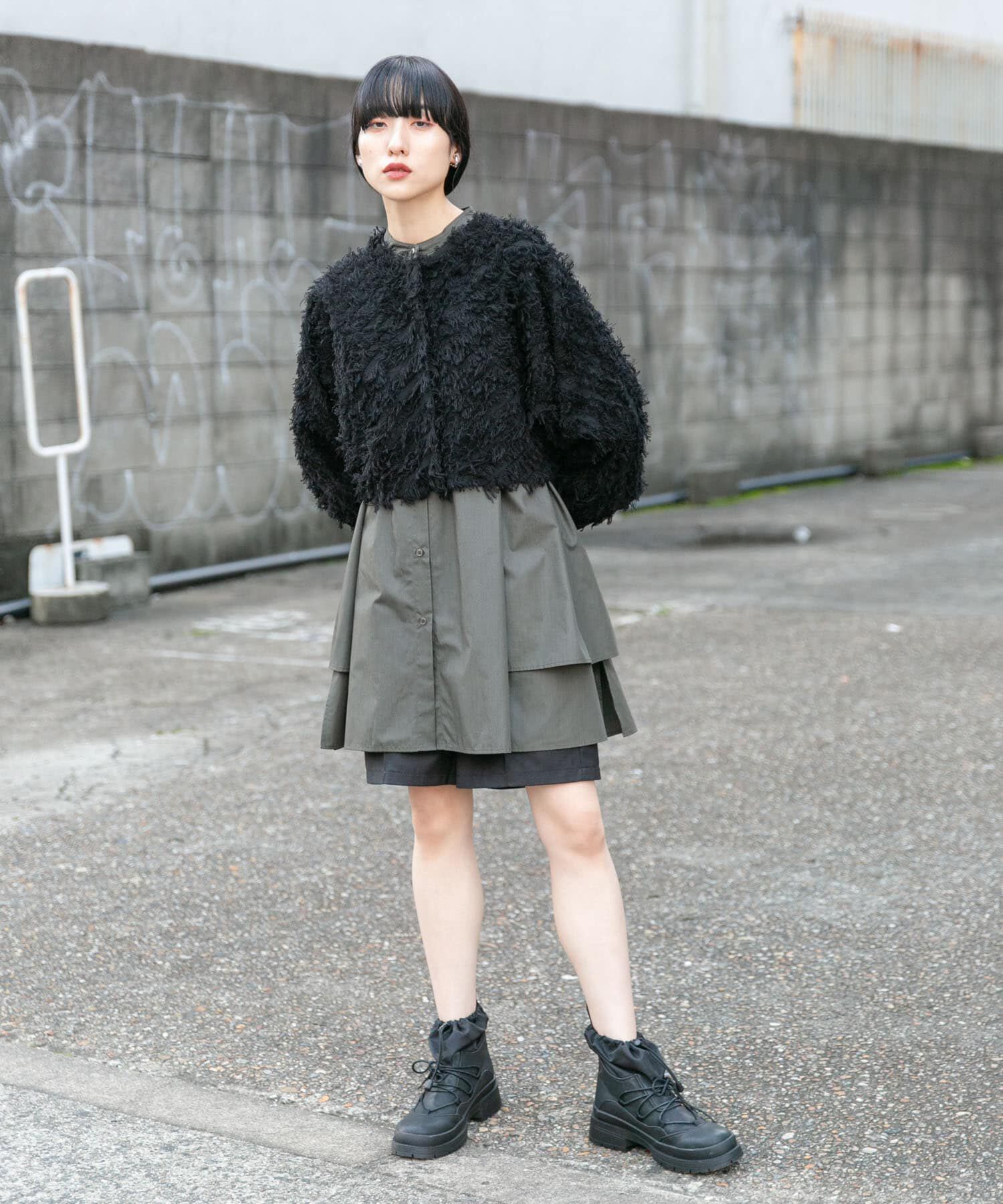  「2WAYフリンジカーディガン」|カーディガン|