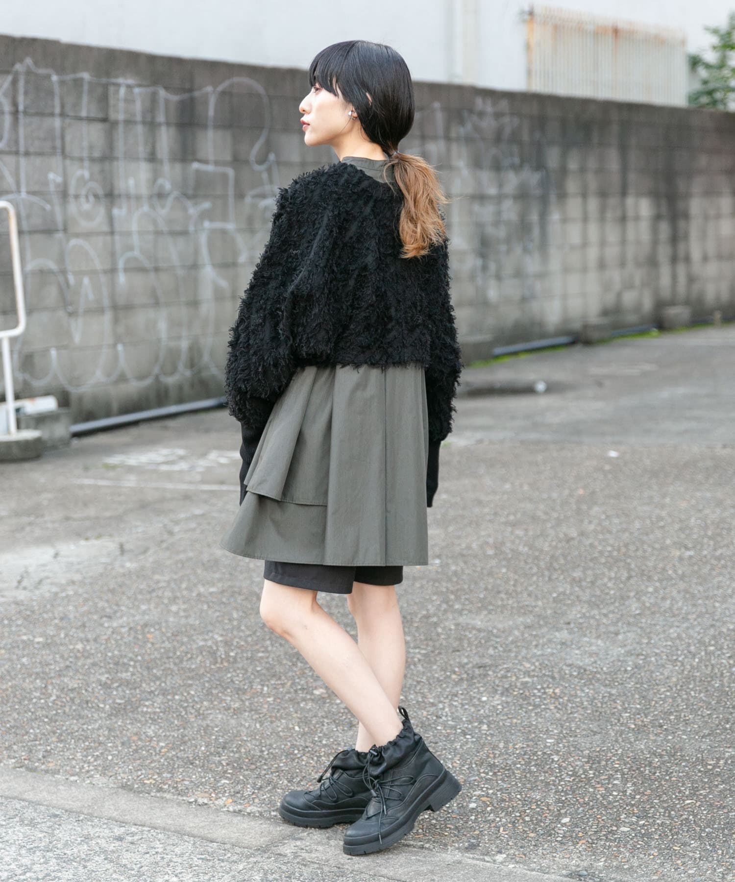  「2WAYフリンジカーディガン」|カーディガン|