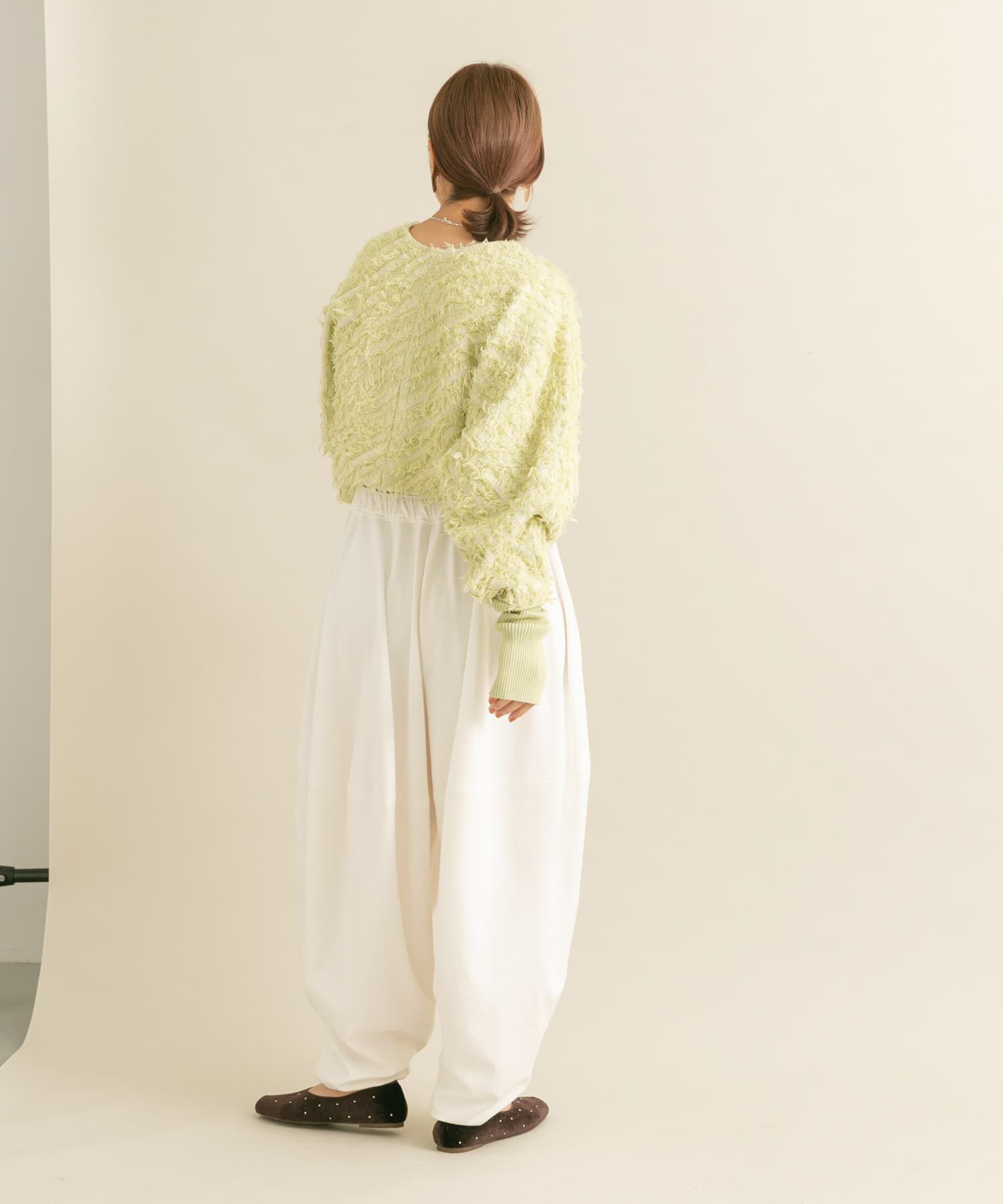  「2WAYフリンジカーディガン」|カーディガン|