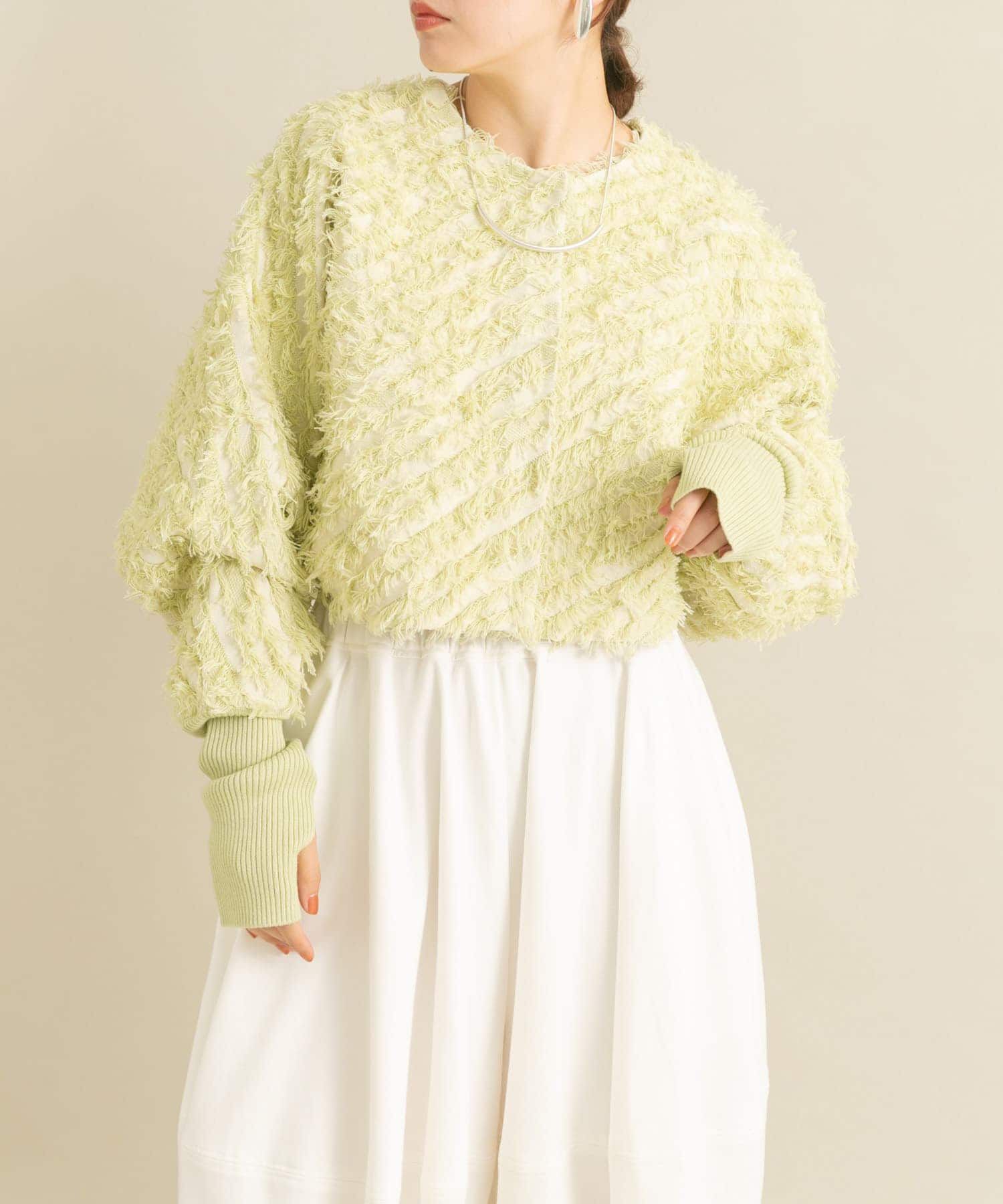  「2WAYフリンジカーディガン」|カーディガン|