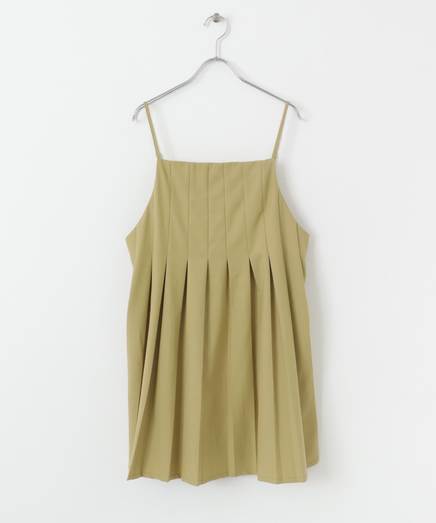  「タックプリーツミニワンピース」|ワンピース|