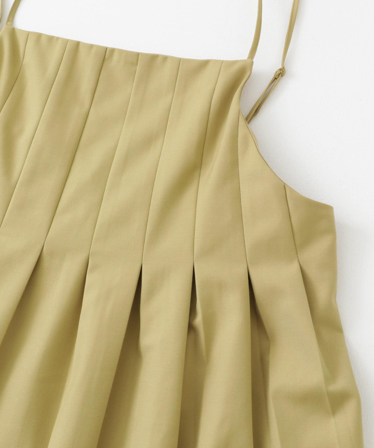  「タックプリーツミニワンピース」|ワンピース|