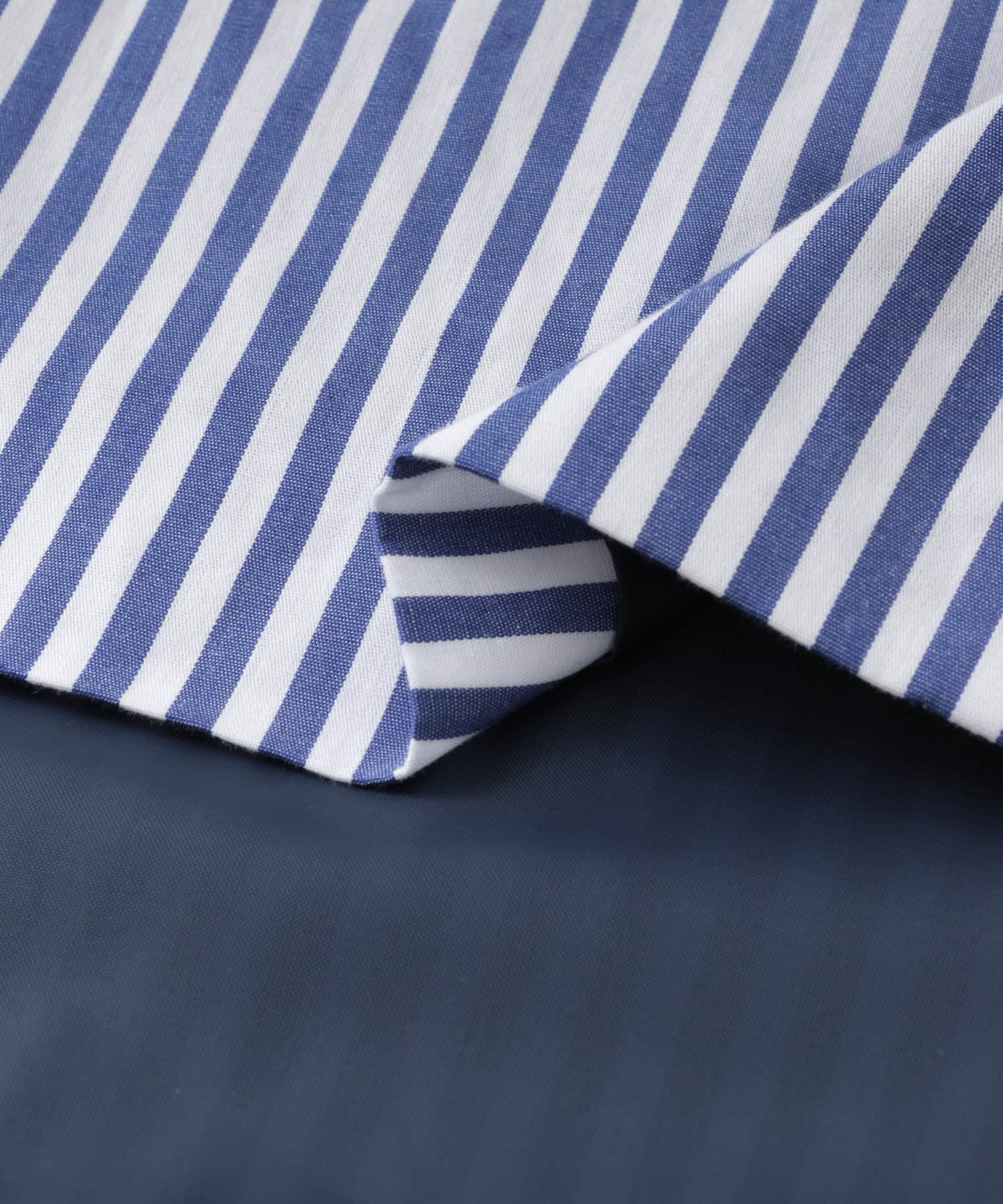 SENSE OF PLACE by URBAN RESEARCH「hxcyyd &times; SOP　ストライプフラワーコサージュシャツベスト(UNISEX)」|ベスト・ジレ|