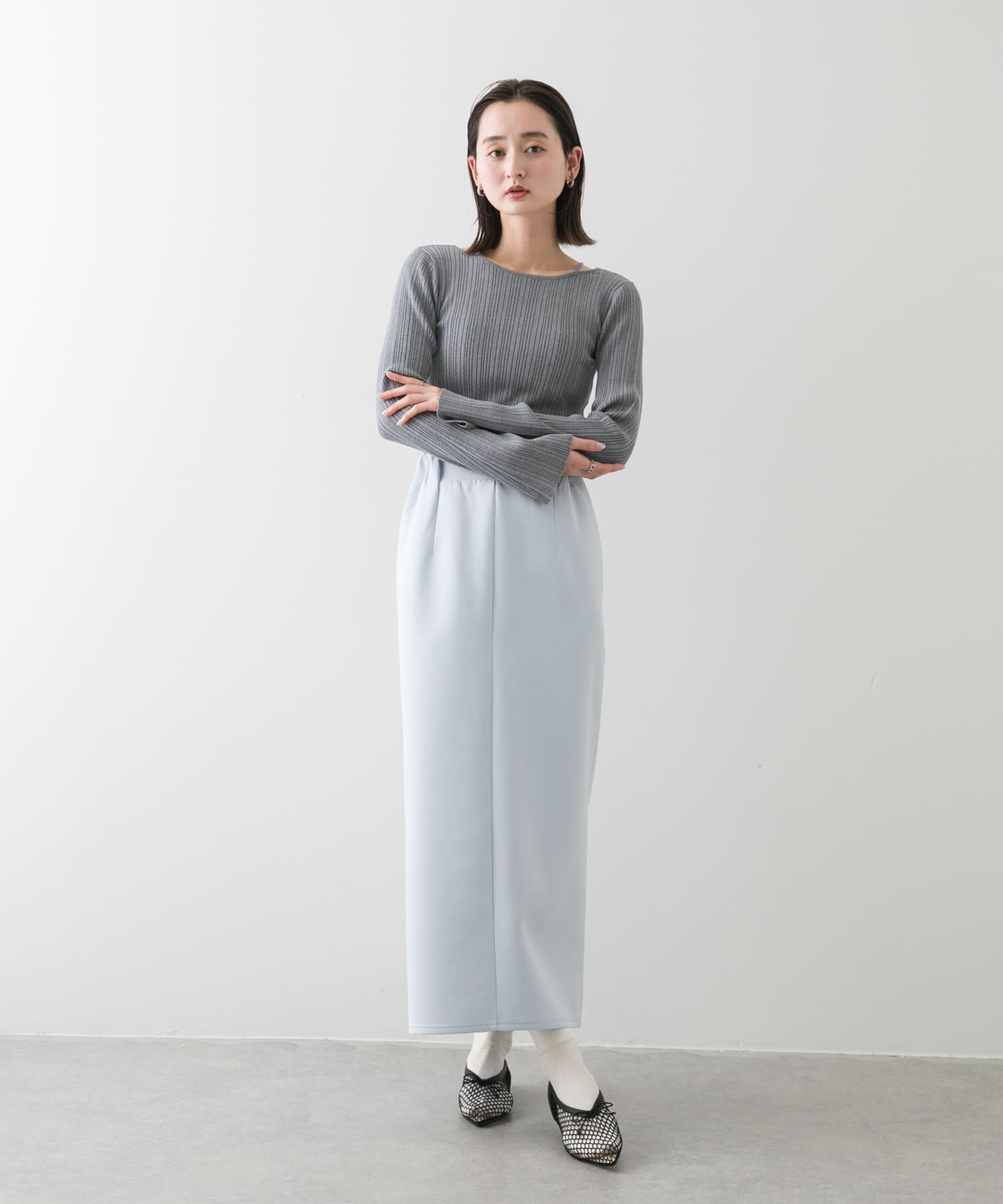 SENSE OF PLACE by URBAN RESEARCH「ストラップラウンドネックセーター」|ニット・セーター|