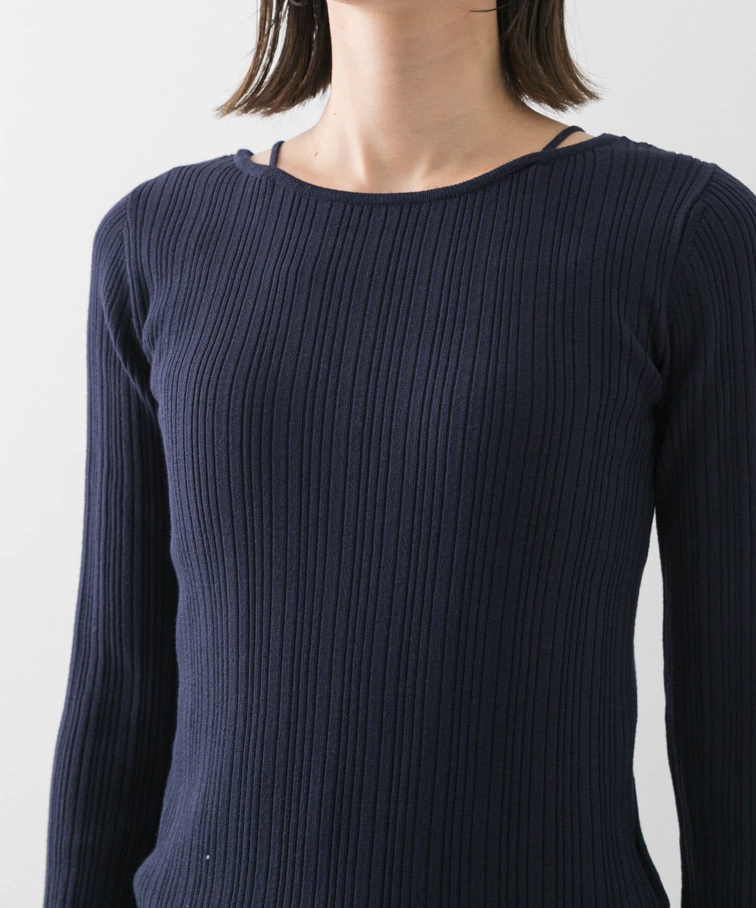 SENSE OF PLACE by URBAN RESEARCH「ストラップラウンドネックセーター」|ニット・セーター|