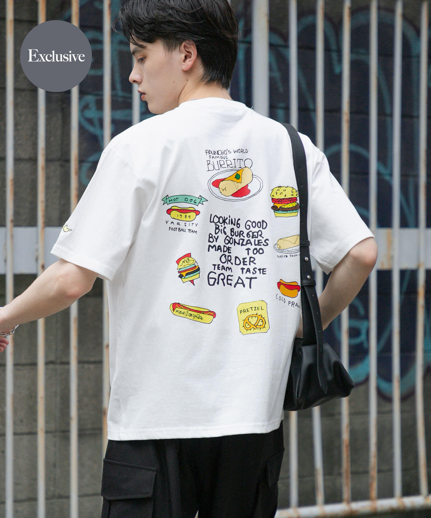 SENSE OF PLACE by URBAN RESEARCH「『別注』Mark Gonzales&times;SENSE OF PLACE　S/S T-SHIRTS A」|Tシャツ・カットソー|ホワイト