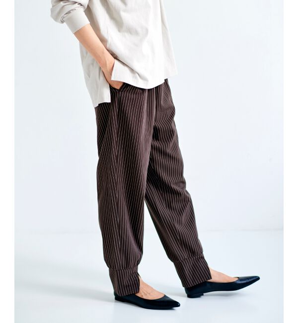 le.coeur blanc「ダブルストライプジョガーパンツ」|その他|