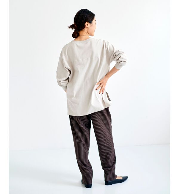 le.coeur blanc「ダブルストライプジョガーパンツ」|その他|