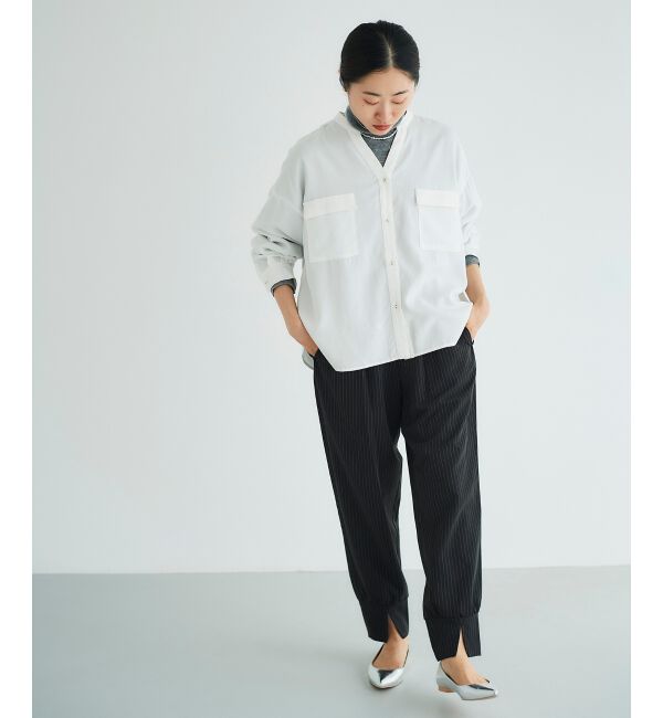 le.coeur blanc「ダブルストライプジョガーパンツ」|その他|