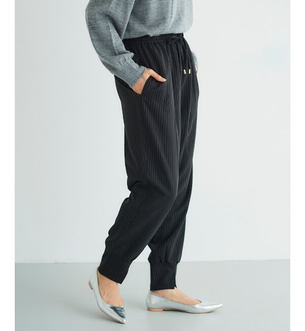 le.coeur blanc「ダブルストライプジョガーパンツ」|その他|