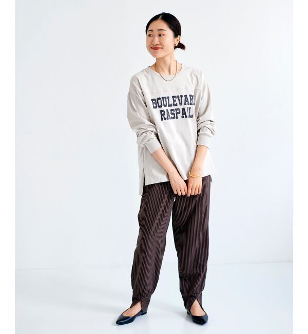 le.coeur blanc「ダブルストライプジョガーパンツ」|その他|