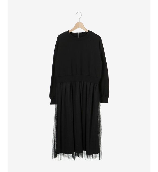 le.coeur blanc「チュールドッキングワンピース」|ワンピース|