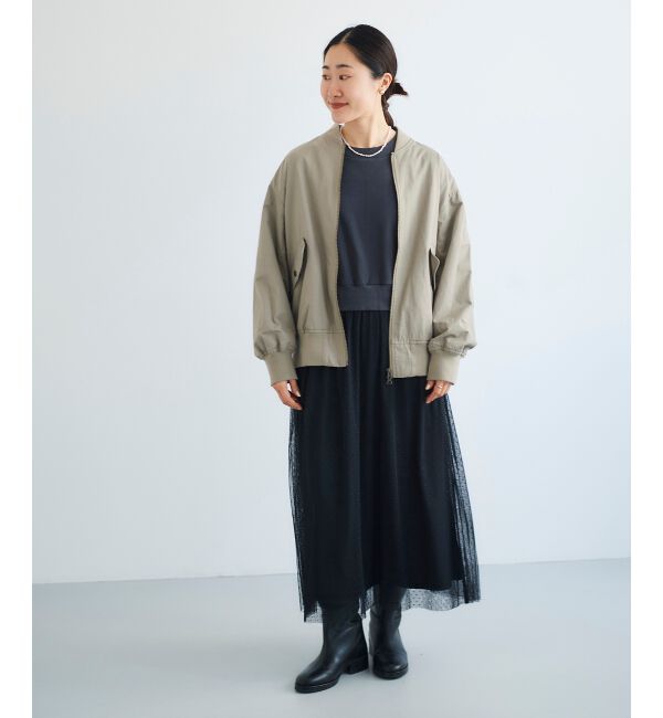 le.coeur blanc「チュールドッキングワンピース」|ワンピース|