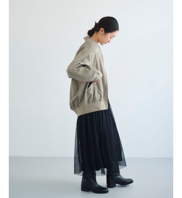 le.coeur blanc「チュールドッキングワンピース」|ワンピース|