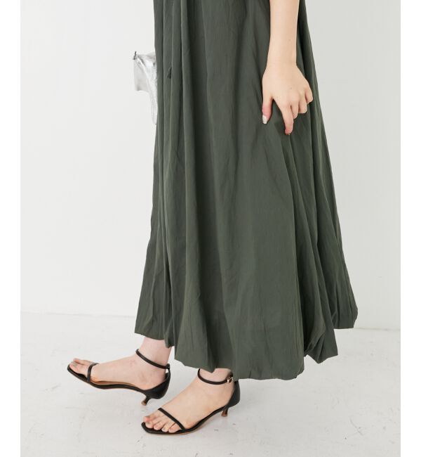  「《手洗い可能》Fanakaボリュームスリーブワンピース」|ワンピース|