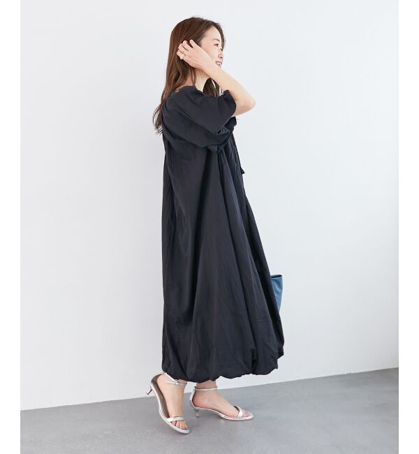  「《手洗い可能》Fanakaボリュームスリーブワンピース」|ワンピース|