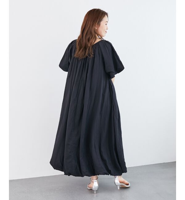  「《手洗い可能》Fanakaボリュームスリーブワンピース」|ワンピース|