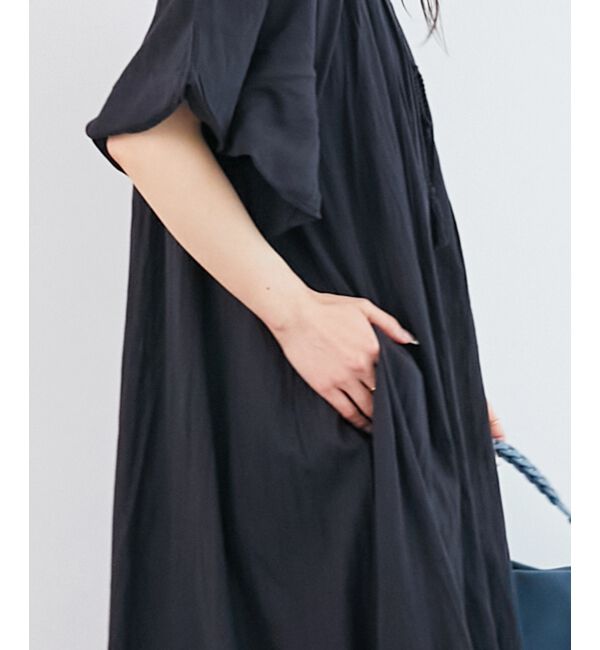  「《手洗い可能》Fanakaボリュームスリーブワンピース」|ワンピース|