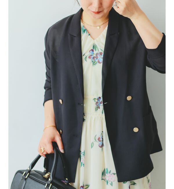  「《WEB/一部店舗限定アイテム》KAZUMIDOIボタニカルギャザーワンピース」|ワンピース|