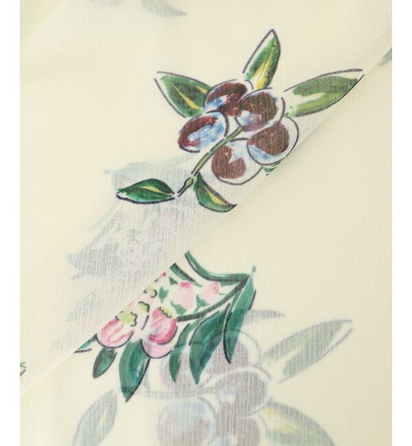  「《WEB/一部店舗限定アイテム》KAZUMIDOIボタニカルギャザーワンピース」|ワンピース|