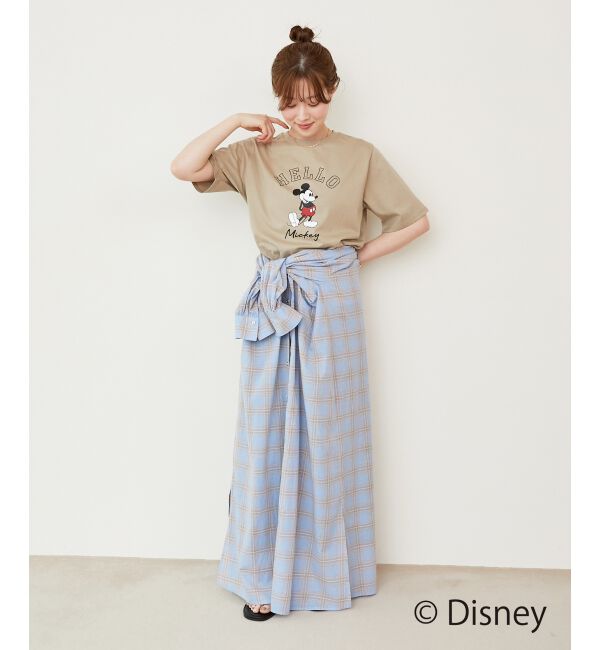  「【Disney】Hello/プリントTシャツ」|Tシャツ・カットソー|