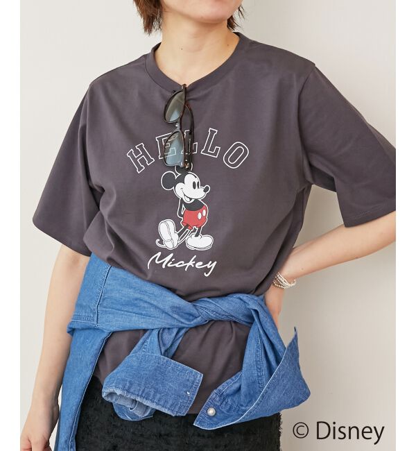  「【Disney】Hello/プリントTシャツ」|Tシャツ・カットソー|