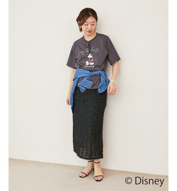  「【Disney】Hello/プリントTシャツ」|Tシャツ・カットソー|