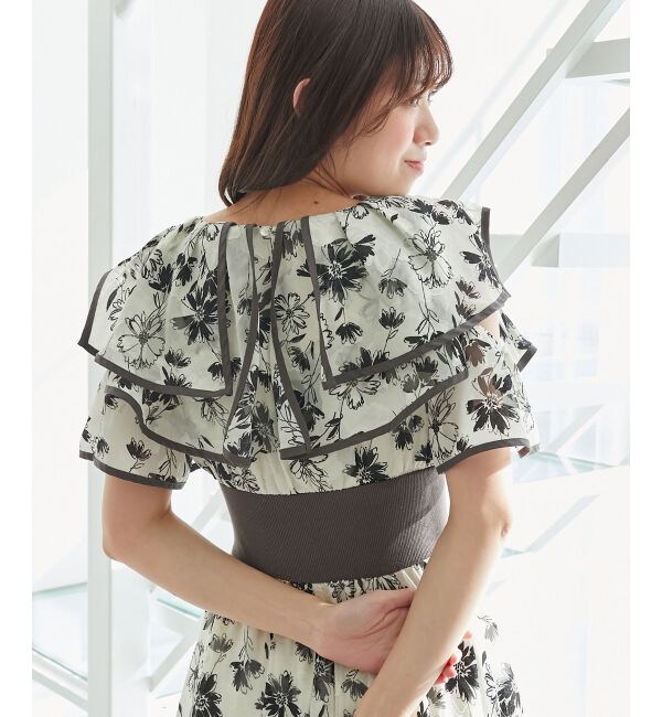  「ダブルカラーコルセットワンピース」|ワンピース|