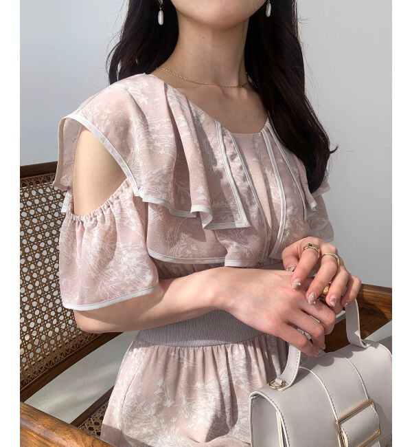  「ダブルカラーコルセットワンピース」|ワンピース|