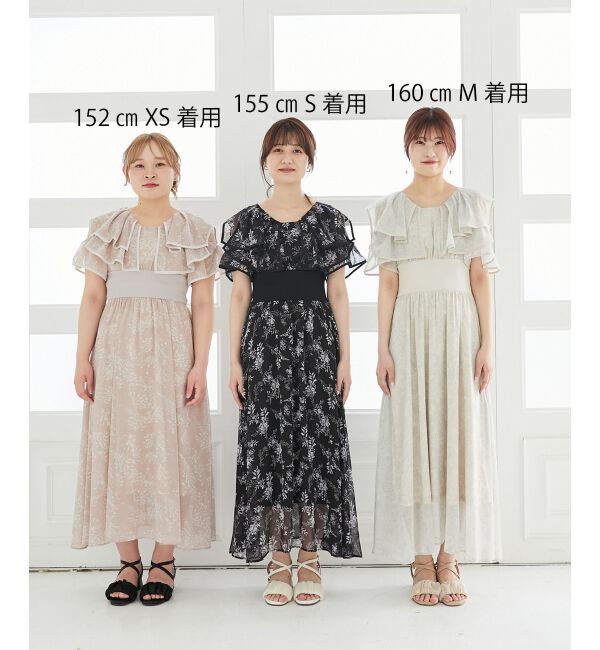  「ダブルカラーコルセットワンピース」|ワンピース|