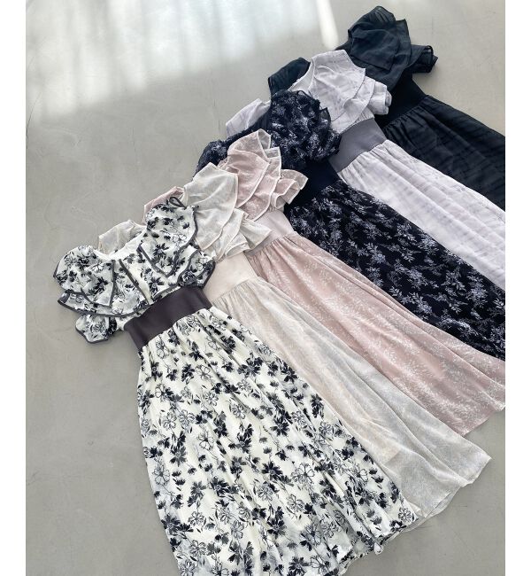  「ダブルカラーコルセットワンピース」|ワンピース|